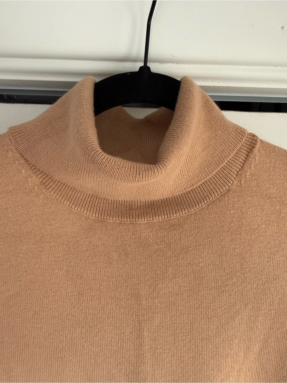 Ann Taylor Camel Turtleneck Sweater Size M Short Sleeve NWOT